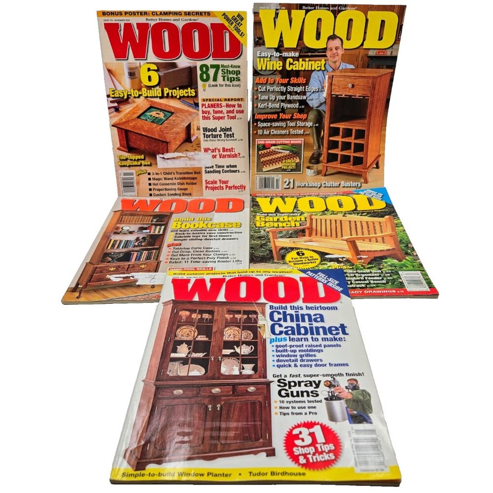 Wood Better Homes & Gardens Magazine Lot April May June July September October N